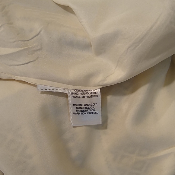 Loft Pencil Skirt Cotton Geometric Print size 12 - Picture 4 of 5